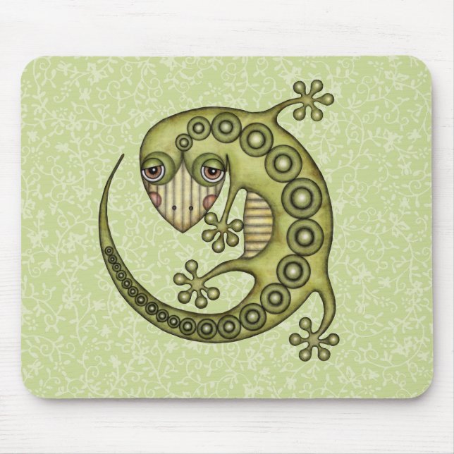 Tapis De Souris Lézard vert (Devant)