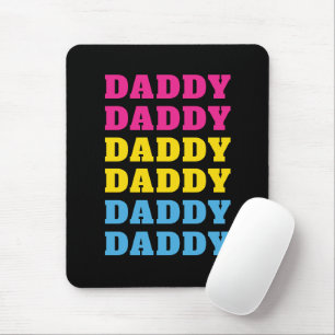 Tapis De Souris LGBTQ Daddy Pansexual Pride Papa Fête des pères