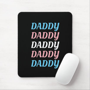 Tapis De Souris LGBTQ Papa Transgenre Pride Papa Fête des pères