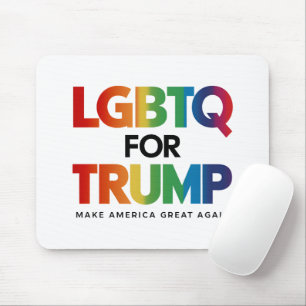TAPIS DE SOURIS LGBTQ POUR TRUMP GAY LESBIENNE POUR TRUMP 2024 