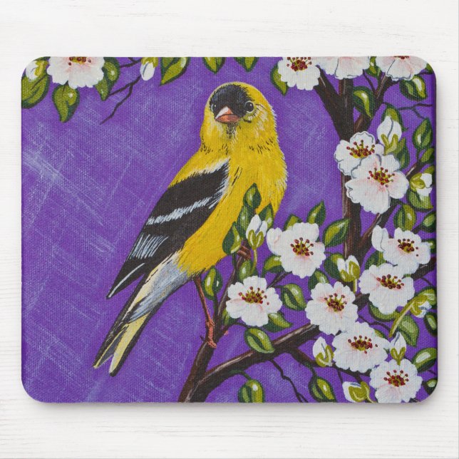 Tapis De Souris L'goldfinch américain (Devant)