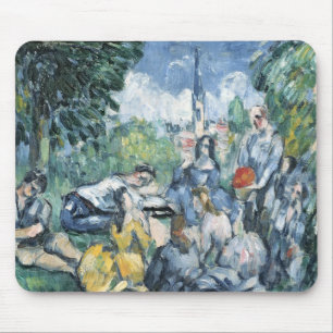 Tapis De Souris L'herbe de sur de Dejeuner de Paul Cezanne  ,