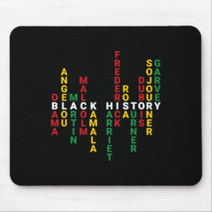 Tapis De Souris L'histoire des Noirs inspire les leaders noirs 