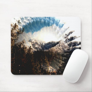 Tapis De Souris L'hiver en montagne......