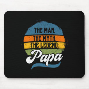 Tapis De Souris L'Homme Le Mythe La Légende Papa Fête des pères