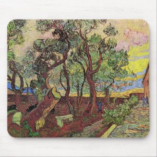 Tapis De Souris L'hôpital et le jardin de Saint-Paul par Vincent v