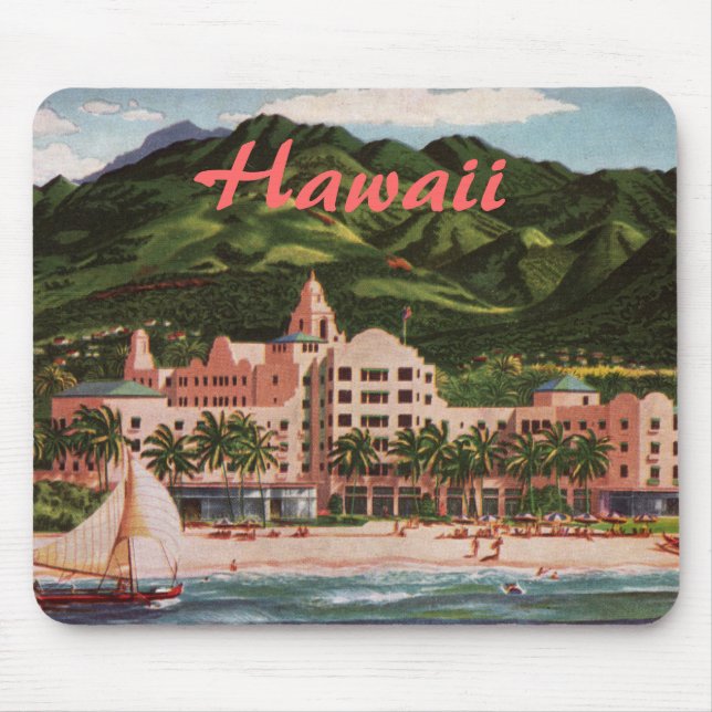 Tapis De Souris L'hôtel Royal Hawaiian (Devant)