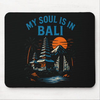 Tapis De Souris Li Palm Trees My Soul Is In Li Vintage Womens Beac