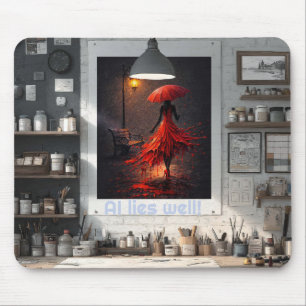 Tapis De Souris L'IA ment bien !