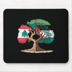 Tapis De Souris Liban Palestine Drapeau libanais Palestinien