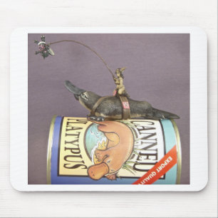 Tapis De Souris Libby sur un ornithorynque sur un mousepad