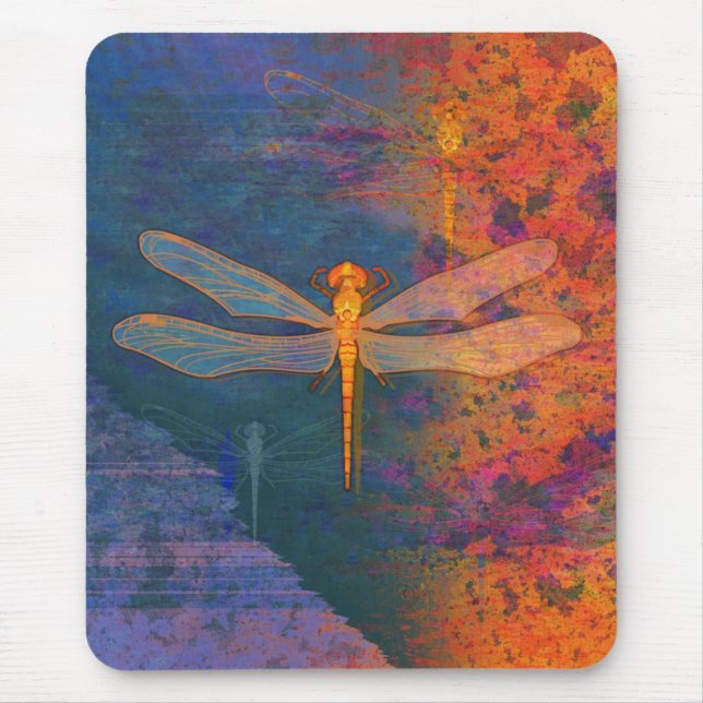 Tapis De Souris Libellule flamboyante (Devant)