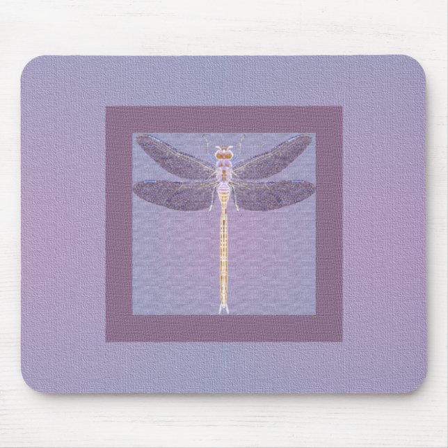 Tapis De Souris libellule violette (Devant)