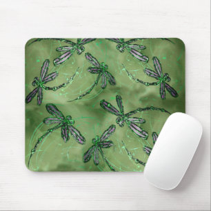 Tapis De Souris Libellules à ailes violettes