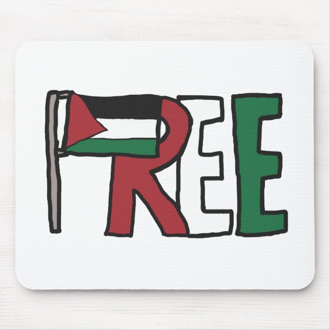 Tapis De Souris Libérez la Palestine (Devant)