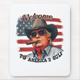 Tapis De Souris Liberté aux Américains du golfe Américain Trump