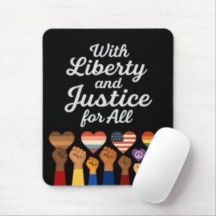 Tapis De Souris Liberté et justice pour tous pour la liberté de pr