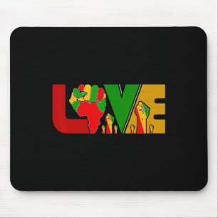 Tapis De Souris Liberté Mélanine Femmes Noires Africaines Cartes A