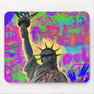 Tapis de souris Liberty Glitch Punk – Urban Neon V