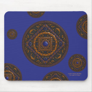 Tapis De Souris Libra Mandala Mousepad