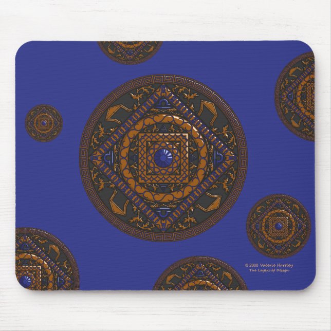 Tapis De Souris Libra Mandala Mousepad (Devant)