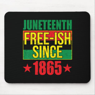 Tapis De Souris Libre depuis 1865 Histoire noire afro-américaine
