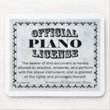 Licence de piano