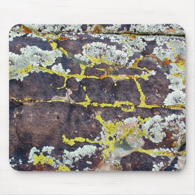 Tapis De Souris Lichens sur no. 3 de roche (Devant)