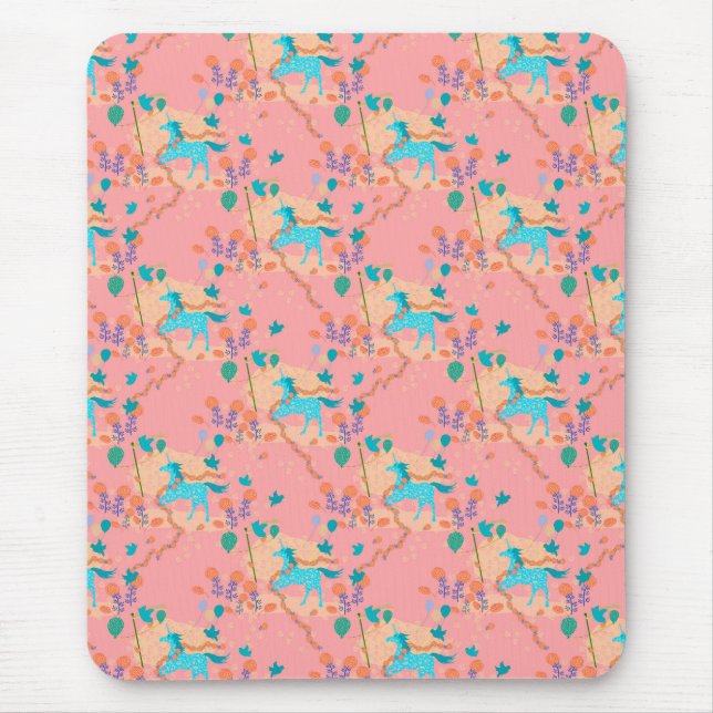 Tapis De Souris licorne bleue (Devant)