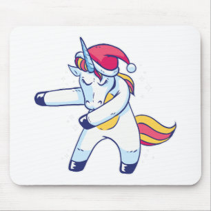 Tapis De Souris Licorne de Noël