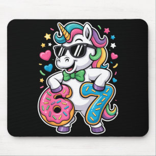Tapis De Souris Licorne drôle de mème Filles Enfants Six Sept 6-7
