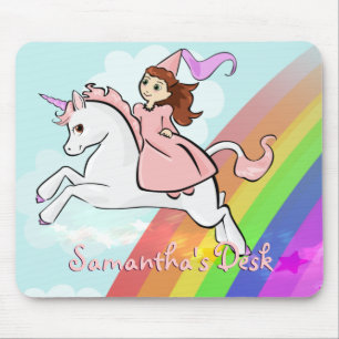 Tapis De Souris Licorne et princesse Mousepad