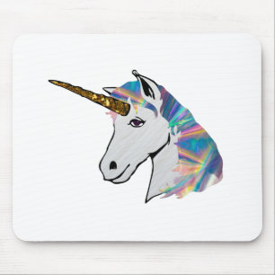 Tapis De Souris licorne holographique