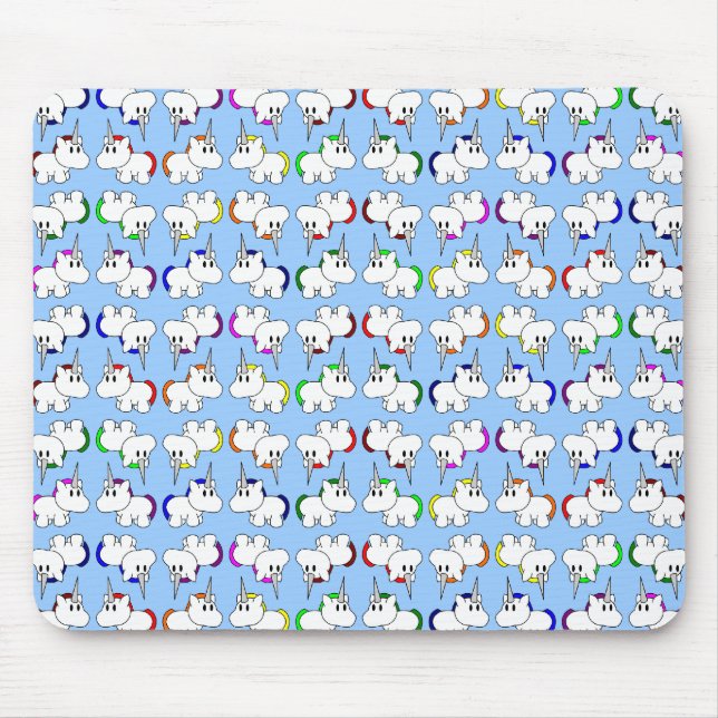Tapis De Souris Licorne Mousepad (Devant)