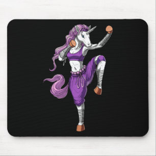 Tapis De Souris Licorne Ninja Karaté Kickboxing Muay Thai Arts Mar