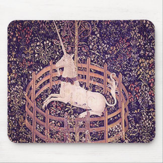 Tapis De Souris Licorne vintage en tapisserie de captivité