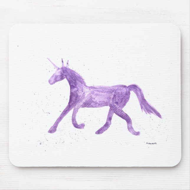 Tapis De Souris licorne violette (Devant)