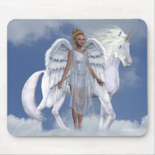 Tapis De Souris Licornes Mousepad de Fae d'anges