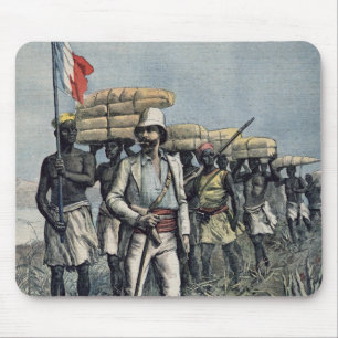 Tapis De Souris Lieutenant Mizon sur sa mission 1892