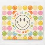 Tapis De Souris Life Is Cool Happy Smiling Face Emoji<br><div class="desc">Life Is Cool Happy Smiling Face Emoji Mouse Pad</div>