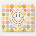 Tapis De Souris Life Is Cool Happy Smiling Face Emoji Mouse Pad<br><div class="desc">Life Is Cool Happy Smiling Face Emoji Mouse Pad</div>