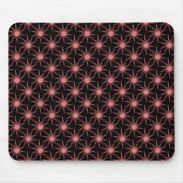 Tapis De Souris Light Mauve Swirling Suns Mousepad (Devant)