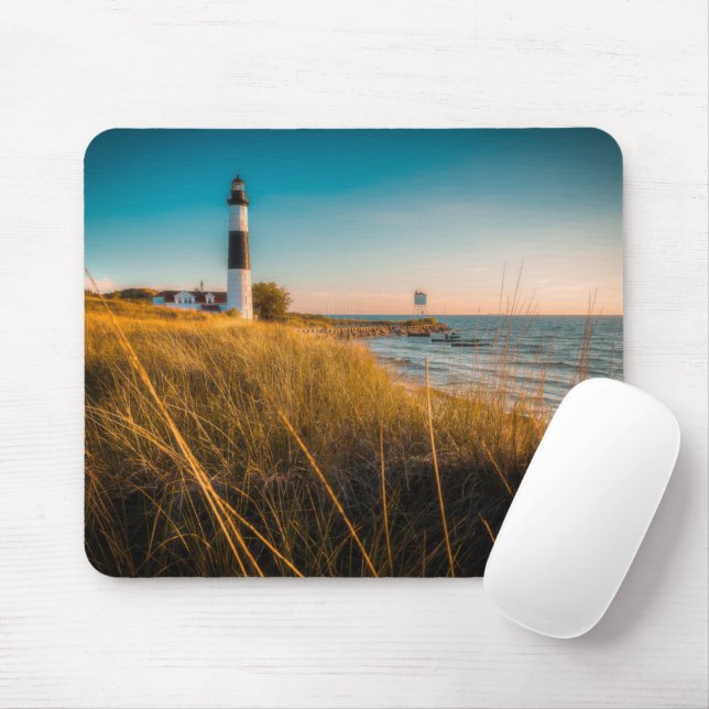 Tapis De Souris Lighthouses | Big Sable Lighthouse Ludington (Avec souris)