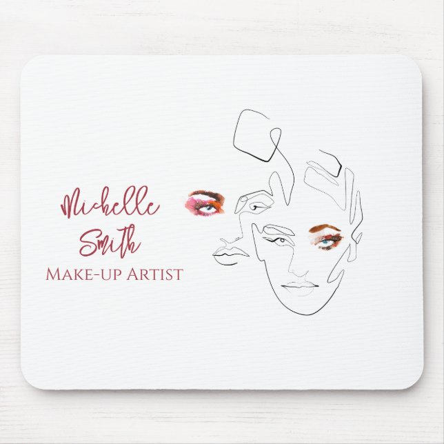 Tapis De Souris Ligne art Mode maquillage, maquillage marque artis (Devant)