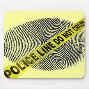 Tapis De Souris ligne de police mousepad