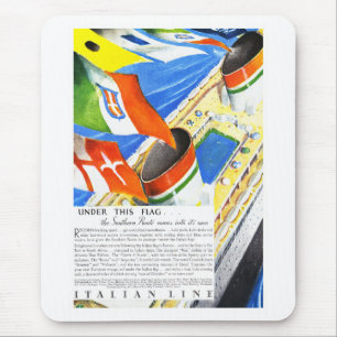 Tapis De Souris Ligne italienne ~ Sous ce drapeau