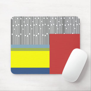 Tapis De Souris Lignes Abstraites et rectangles