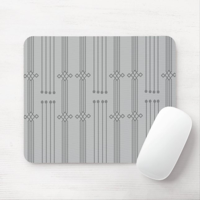 Tapis De Souris Lignes Art Déco (Avec souris)