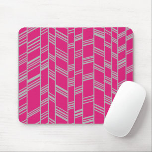 Tapis De Souris Lignes Art Déco Fuchsia