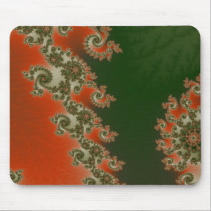 Tapis de souris Lignes d'olives au piment